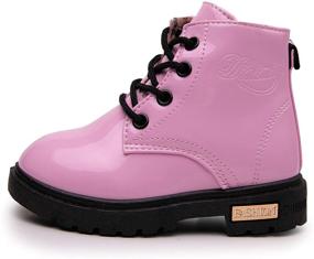 img 2 attached to 👞 Velvet Toddler Oxford Non Slip Boys' Shoes and Boots with Waterproof Feature