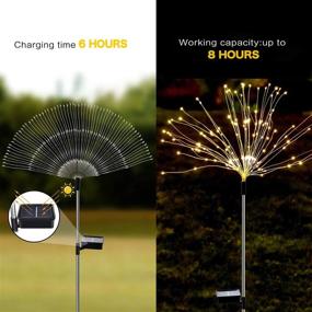 img 3 attached to 🌞 Enhance Your Outdoor Ambiance with [2 Pack] ooklee Solar Garden Lights