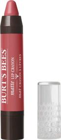 img 4 attached to 💄 Обзор: Матовая губная помада Burt's Bees 100% натурального происхождения в оттенке Niagara Overlook - 1 карандаш