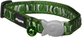 img 2 attached to 😺 Enhance Your Cat's Style with the Red Dingo Circadelic Green Designer Cat Collar