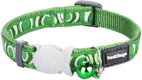 img 1 attached to 😺 Enhance Your Cat's Style with the Red Dingo Circadelic Green Designer Cat Collar