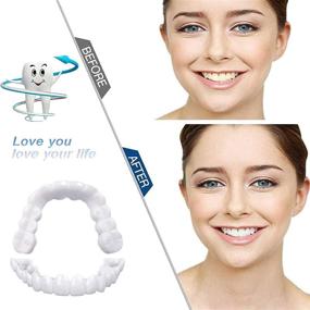 img 1 attached to 🦷 Brige Smile Teeth: Customizable Temporary Fake Teeth for a Perfect Smile Transformation