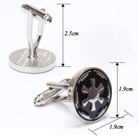 img 2 attached to 💎 Stylish and Trendy Casoty Jewelry Fashion Cufflinks Cufflink - Elevate Your Formal Attire!