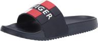 tommy hilfiger romey slide sandal logo