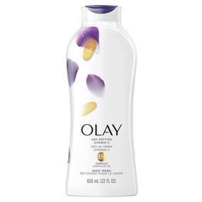 img 2 attached to 💧 Olay Age Defying Body Wash - Revitalize with Vitamin E & B3 Complex (22 Fl Oz, Pack of 4)