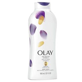img 1 attached to 💧 Olay Age Defying Body Wash - Revitalize with Vitamin E & B3 Complex (22 Fl Oz, Pack of 4)