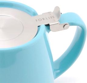 img 1 attached to ☕ Turquoise 18 Ounce FORLIFE Teapot with Infuser