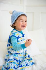 img 1 attached to Warm and Cozy Fleece Kids 👶 Boys Wearable Blanket Sleeper by VAENAIT BABY