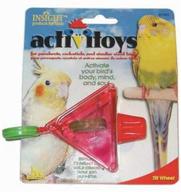 🐦 jw pet company activitoy tilt wheel small bird toy: fun and engaging toy for birds (colors vary) logo