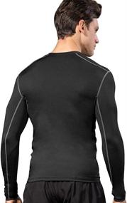 img 2 attached to 🏳️ Premium Queerier Men's Compression Shirt: Long Sleeve Baselayer for Enhanced Sports Performance and Comfort