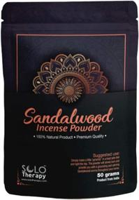 img 2 attached to 🌿 Sandalwood Incense Powder: 50g Premium Quality | 100% Natural Sacred Space Fragrance | Loose Incense from India | Packaged in the USA