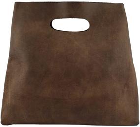 img 3 attached to 👜 Premium Full Grain Leather and Sheepskin Minimalist Handbag by Hide & Drink