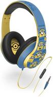 🎧 minions over the ear headphones with built-in microphone: superior sound quality and ultimate comfort by ihome logo
