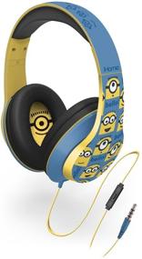 img 1 attached to 🎧 Minions Over The Ear Headphones with Built-In Microphone: Superior Sound Quality and Ultimate Comfort by iHome