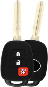 img 2 attached to Мягкий резиновый чехол KeyGuardz для брелока автомобильного ключа Toyota Scion Corolla Prius Tacoma HIghlander HYQ12BDM без ключа