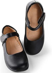 img 3 attached to Funnyko Girls School Uniform M Black Girls' Shoes