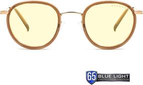 img 3 attached to 👓 Очки для геймеров GUNNAR: Atherton Gold Edition - Блокируют 65% синего света с амбровым оттенком - Усиливают ваш опыт работы на компьютере.