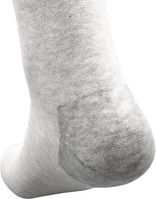 img 3 attached to 🧦 Moisturizing Silicon Heel Casual Socks | Relieve Foot Calluses, Dry Skin, and Cracking | Pain-Relief | Set of 5 Pairs