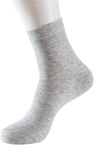 img 1 attached to 🧦 Moisturizing Silicon Heel Casual Socks | Relieve Foot Calluses, Dry Skin, and Cracking | Pain-Relief | Set of 5 Pairs