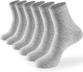 img 4 attached to 🧦 Moisturizing Silicon Heel Casual Socks | Relieve Foot Calluses, Dry Skin, and Cracking | Pain-Relief | Set of 5 Pairs