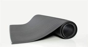 img 2 attached to Guardian Air Step Anti-Fatigue Floor Mat, Vinyl, 3'x5', Black: Reduces Fatigue & Discomfort, Easily Cut to Fit Any Space