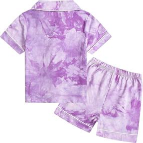 img 3 attached to Outfits Fashion Sleeves Button Shorts Boys' Clothing in Clothing Sets