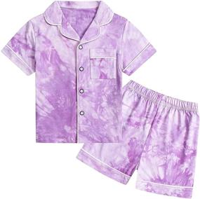 img 4 attached to Outfits Fashion Sleeves Button Shorts Boys' Clothing in Clothing Sets