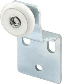 img 2 attached to 🚪 Enhance Your Closet with Slide-Co 16202-B Closet Door Roller Assembly: Durable 3/4 in. Convex Edge Ball Bearing Plastic Wheel with 1/2 In. Offset