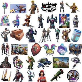 img 3 attached to Gaming Stickers Pack: 100 Popular Skin Sticker Set for All - Kids, Gamer Adults, Teens, Boys and Girls! Waterproof Stickers for Water Bottles, Skateboard, Bike, Luggage, PS4, Xbox