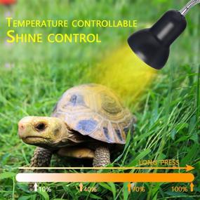 img 1 attached to Reptile Heating Spotlight Adjustable Temperature