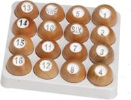 pro series wooden tally balls logo