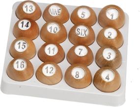 img 1 attached to Pro Series Wooden Tally Balls