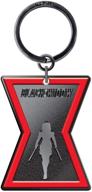 elegant marvel black widow pewter collectible with vibrant colors logo