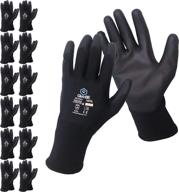 glovbe polyester gloves with polyurethane coating logo