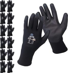 img 4 attached to GlovBE Polyester Gloves with Polyurethane Coating