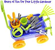 🌻 garden wagon tools toy dimple: spark fun in the garden! logo