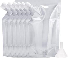 img 4 attached to Concealable Reusable Pouches Plastic 8OZ 6PCS