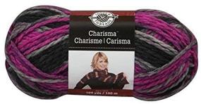 img 3 attached to 🧶 Loops &amp; Threads Charisma Yarn - 1 Ball - Black Raspberry - 3.5 oz