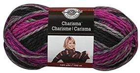 img 2 attached to 🧶 Loops &amp; Threads Charisma Yarn - 1 Ball - Black Raspberry - 3.5 oz