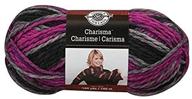 🧶 loops &amp; threads charisma yarn - 1 ball - black raspberry - 3.5 oz logo