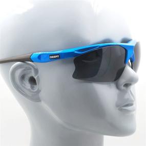 img 2 attached to Polarized Sunglasses Baseball Cycling Superlight
