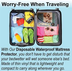 img 1 attached to Travel Waterproof Mattress Protector Lightweight