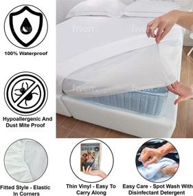 img 2 attached to Travel Waterproof Mattress Protector Lightweight