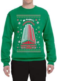 img 2 attached to 🎅 Nakatomi Christmas Classic Crewneck Sweatshirt: Men's Active Wear for a Festive Season