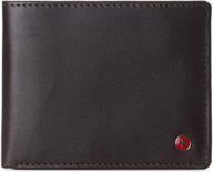 men's accessories and wallets: alpine swiss leather windows collection - card cases & money organizers logo