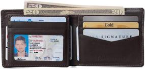 img 1 attached to Men's Accessories and Wallets: Alpine Swiss Leather Windows Collection - Card Cases & Money Organizers