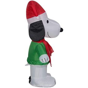 img 2 attached to 🎄 Gemmy 15375: Snoopy Ho Sweater Christmas Inflatable - 3.5FT Tall Airblown Joy