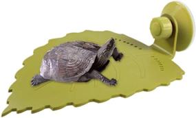 img 4 attached to 🐢 Basking Platform and Turtle Dock: Brazilian Tortoise Accessories for a Leafy Aquarium Float Decoration