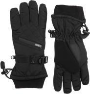 🧤 isotoner waterproof windproof insulated weather men's gloves & mittens: superior protection for outdoor activities logo