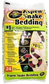 img 2 attached to 🐍 Premium Quality Zoo Med Aspen Snake Bedding (24 qt) for Optimal Reptile Habitat